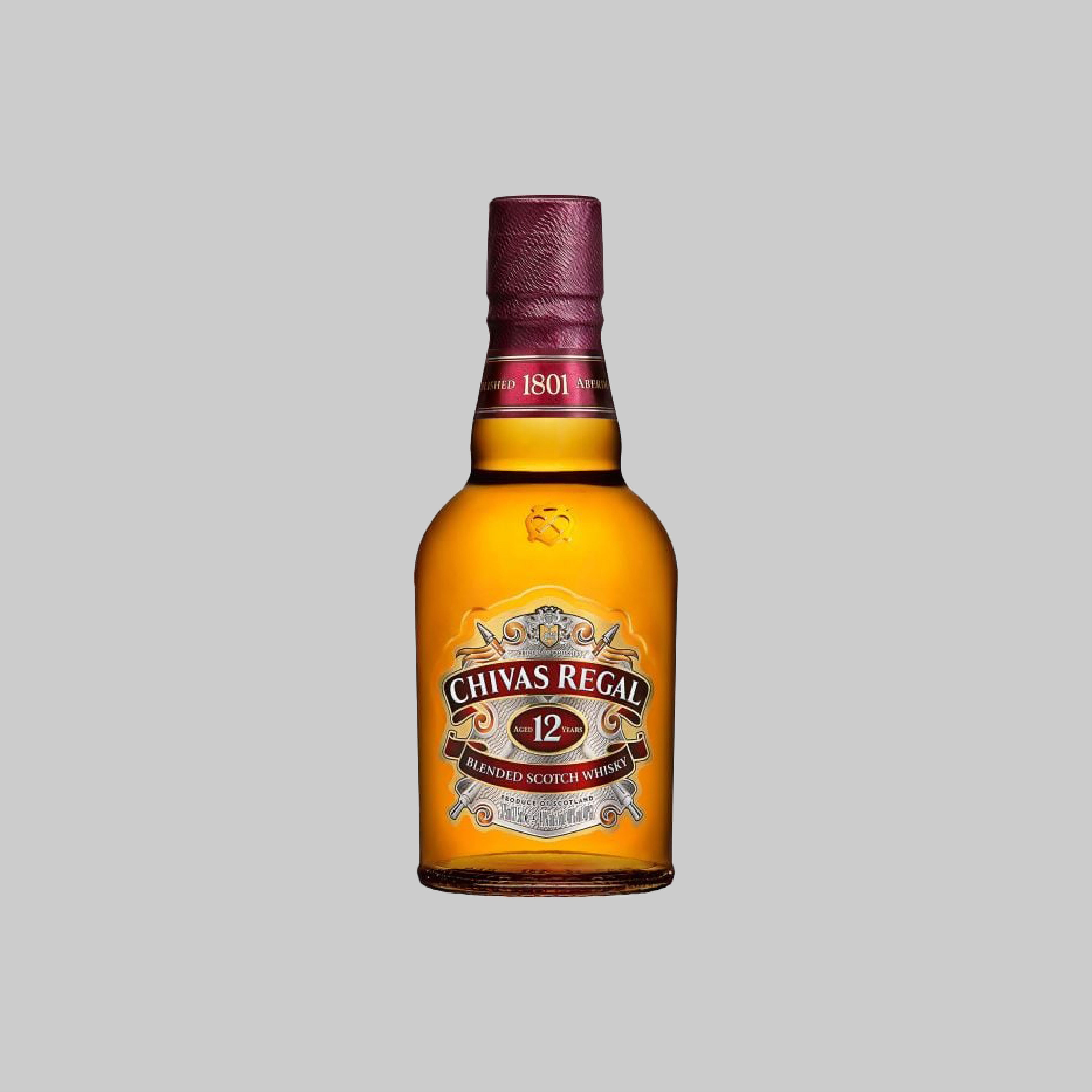 Chivas Regal 12 Year Old Blended Scotch Whisky 200ml 40.0% | Time2Drink
